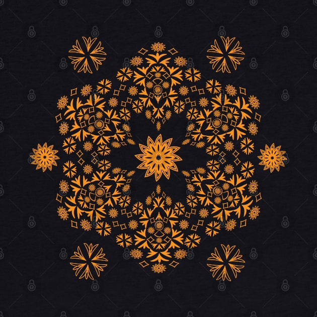 Arabian flowers mandala by Eskimos